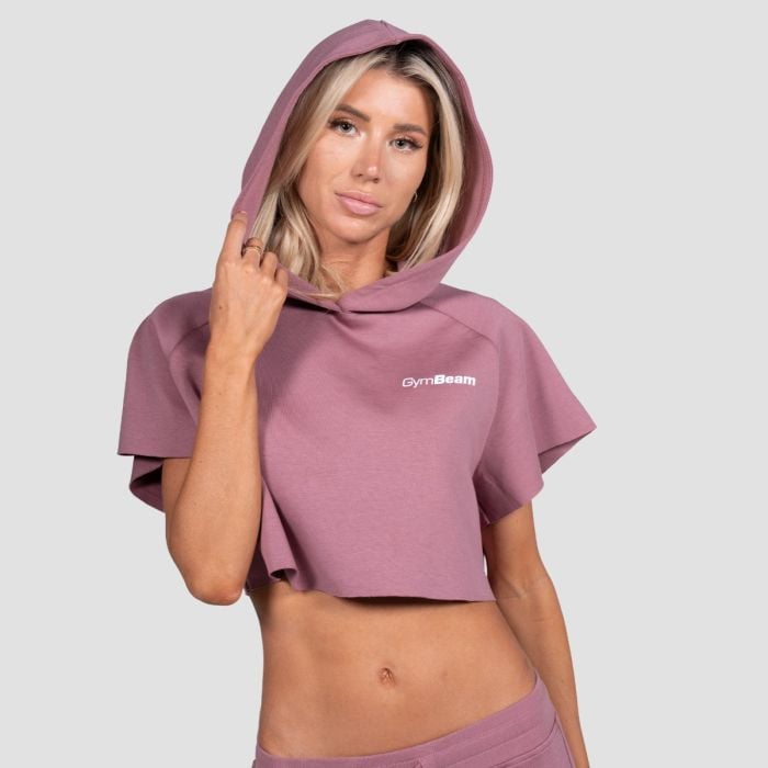 Γυναικείο Relay Cropped Hoodie Haze - GymBeam M