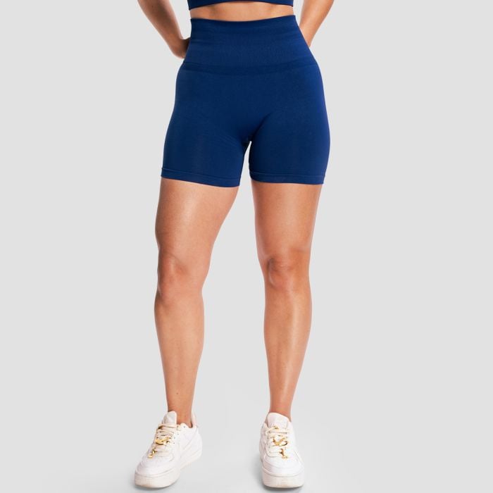 Γυναικείο Σορτς Seamless Sculpt Navy - GymBeam S