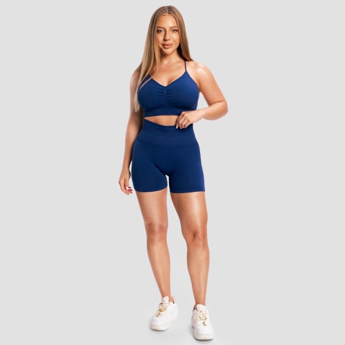Γυναικείο Σορτς Seamless Sculpt Navy - GymBeam S