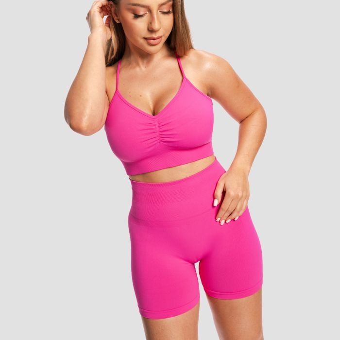 Γυναικείο Σορτς Seamless Sculpt Rose - GymBeam M