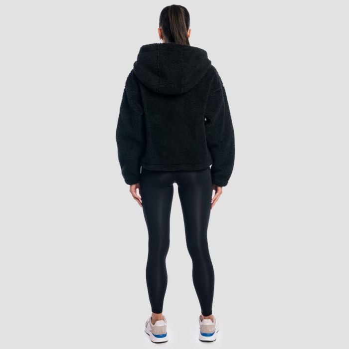 Γυναικείο Μπουφάν Sherpa Black - GymBeam S