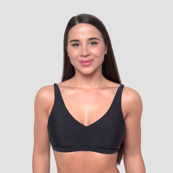 Γυναικείο αθλητικό Bikini Top Black - GymBeam XL
