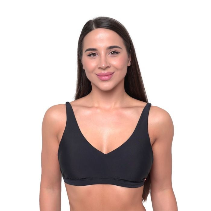 Γυναικείο αθλητικό Bikini Top Black - GymBeam XL