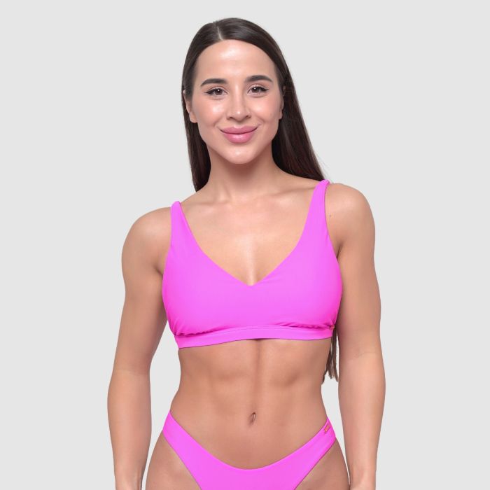 Γυναικείο αθλητικό Bikini Top Pink - GymBeam XL