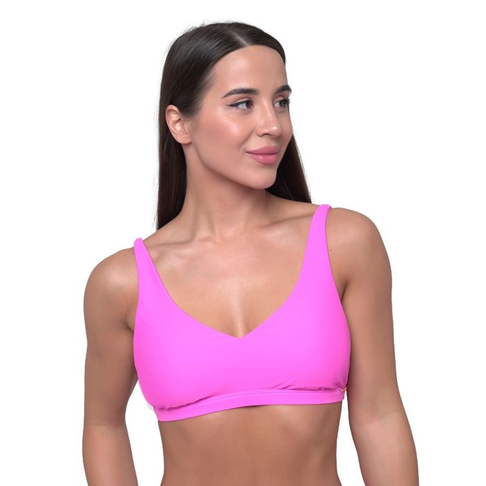 Γυναικείο αθλητικό Bikini Top Pink - GymBeam XL