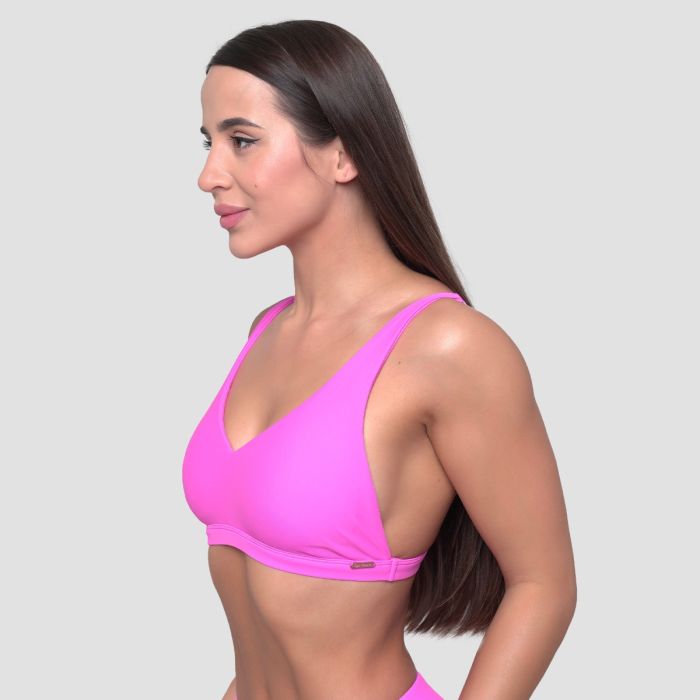 Γυναικείο αθλητικό Bikini Top Pink - GymBeam XL
