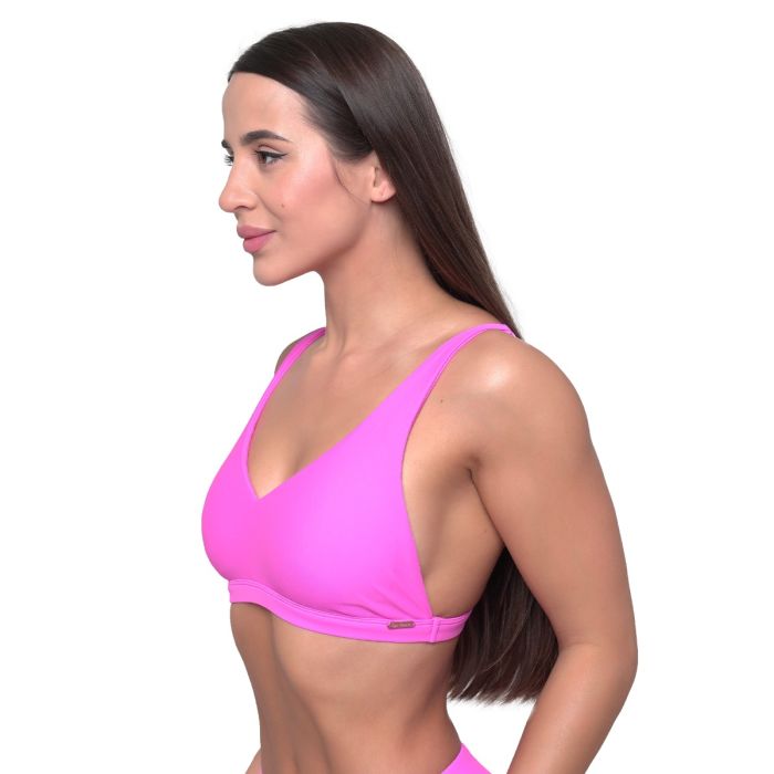 Γυναικείο αθλητικό Bikini Top Pink - GymBeam XL