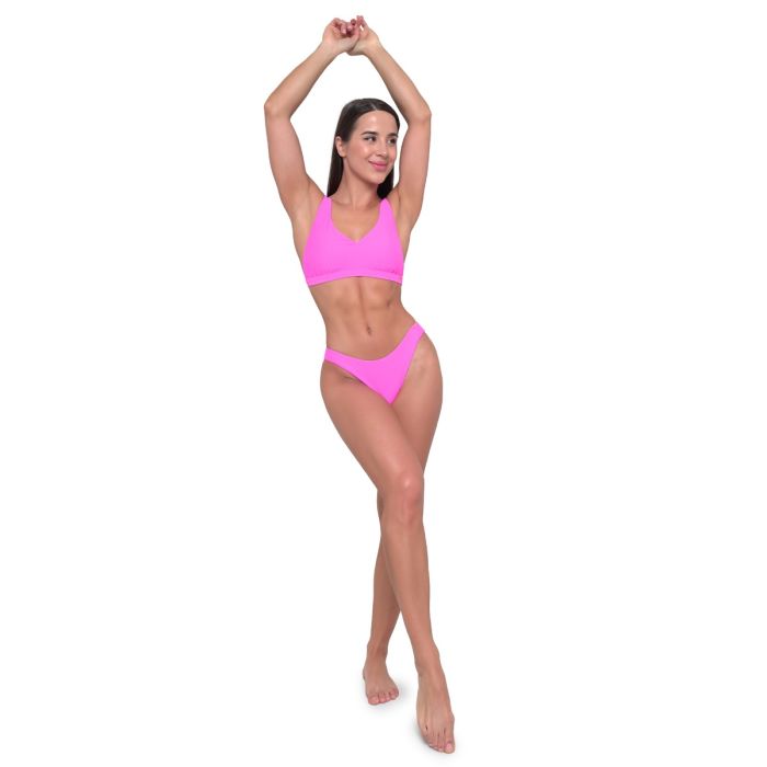 Γυναικείο αθλητικό Bikini Top Pink - GymBeam XL