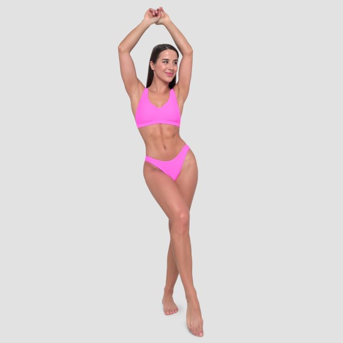 Γυναικείο αθλητικό Bikini Top Pink - GymBeam XL