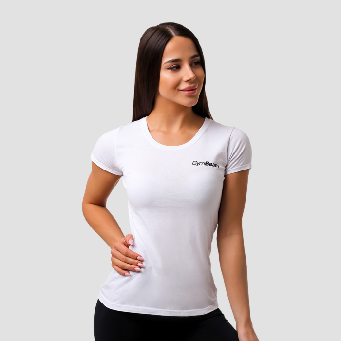 Women‘s Basic T-Shirt 3pack White - GymBeam XXL - 3pack