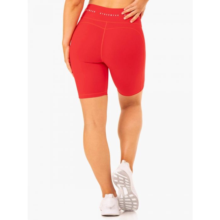 Γυναικείο Ψηλόμεσο Biker Shorts Reflex Red – Ryderwear L