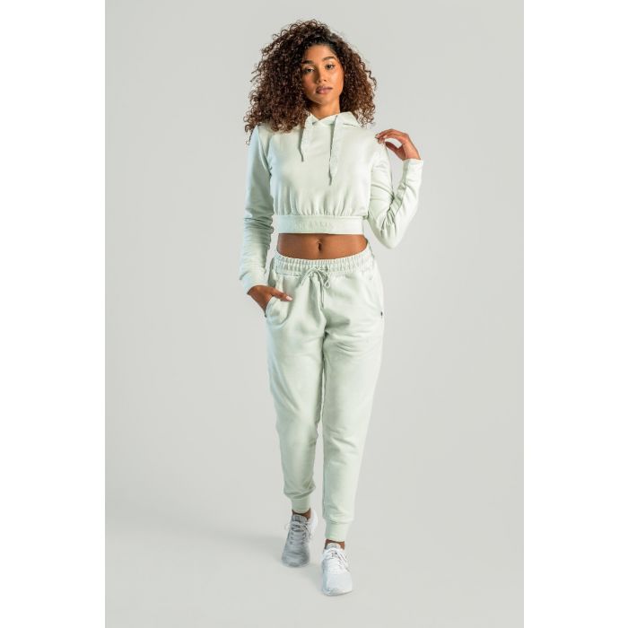 Γυναικείο Cropped Hoodie Moon Grey - STRIX S