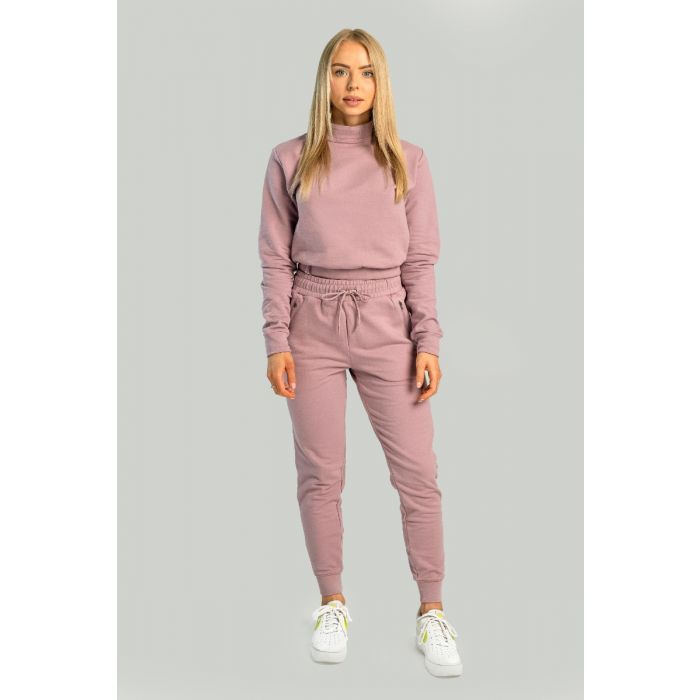 Γυναικείο Φούτερ με Ψηλό Λαιμό Essential Mauve  – STRIX L