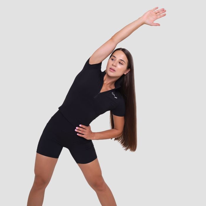 Γυναικείο Ignite Cropped T-Shirt Μαύρο - GymBeam S