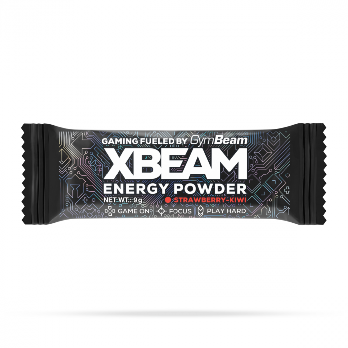 Δείγμα ενεργειακής σκόνης XBEAM - GymBeam 9 g - Φράουλα - Ακτινίδιο