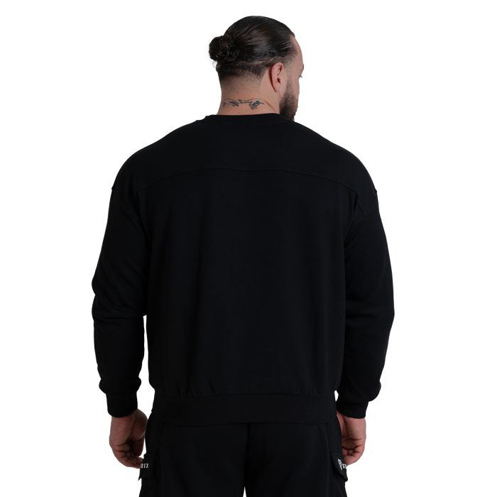 SS25 Relaxed Φούτερ Black - STRIX XXL