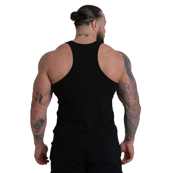 Ribbed Tank Top Black- STRIX XL