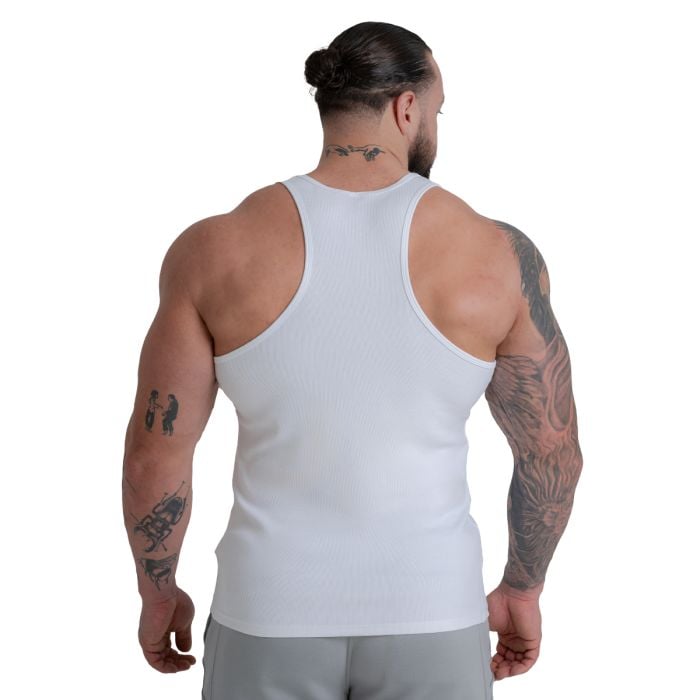 Ribbed Tank Top White - STRIX XL