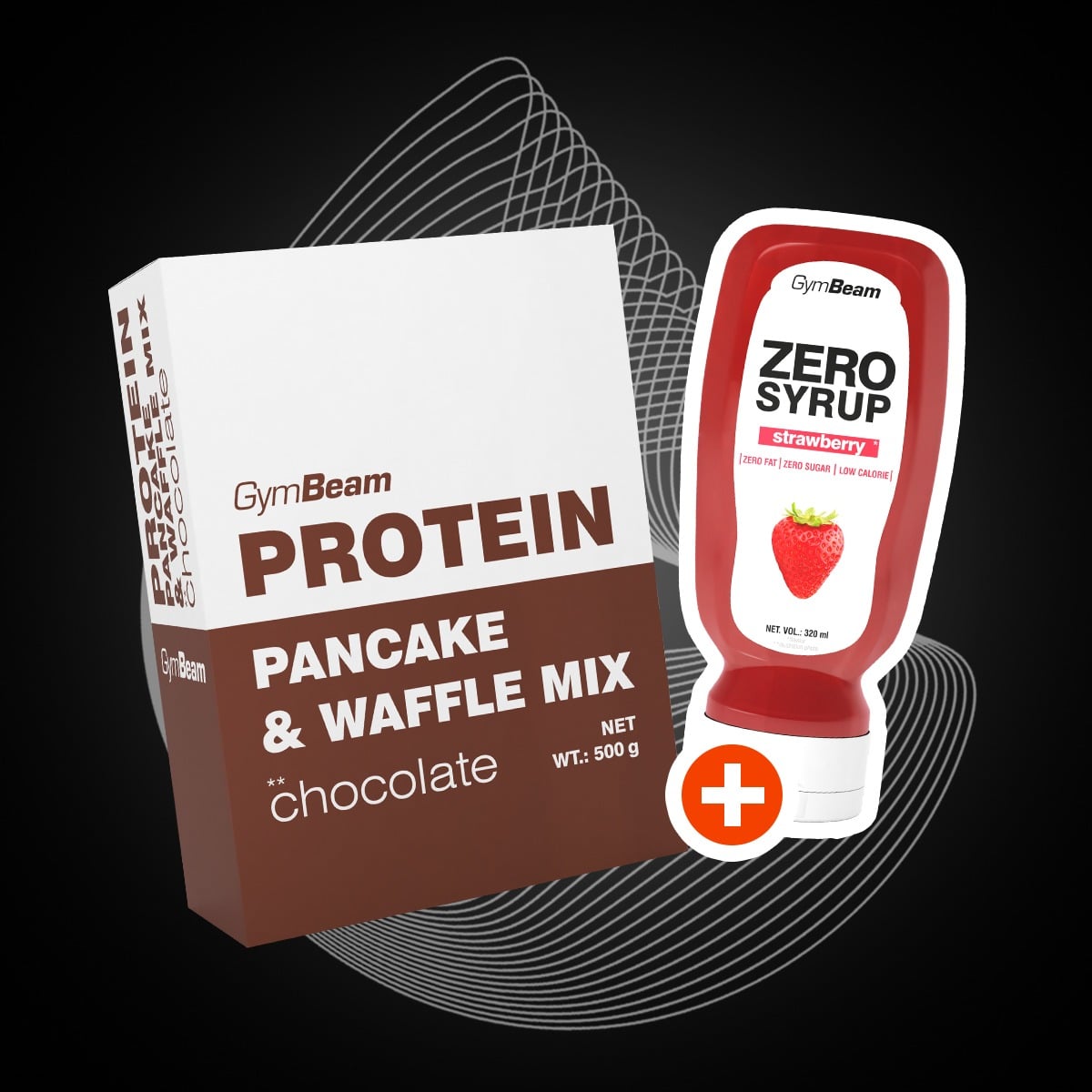 Mix για Πρωτεϊνικά Pancakes και Waffles 500g - GymBeam + ΔΩΡΟ