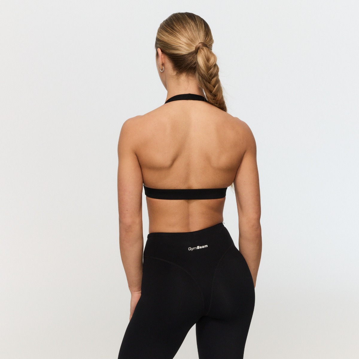 Fierce Halter Sports Bra Black - GymBeam