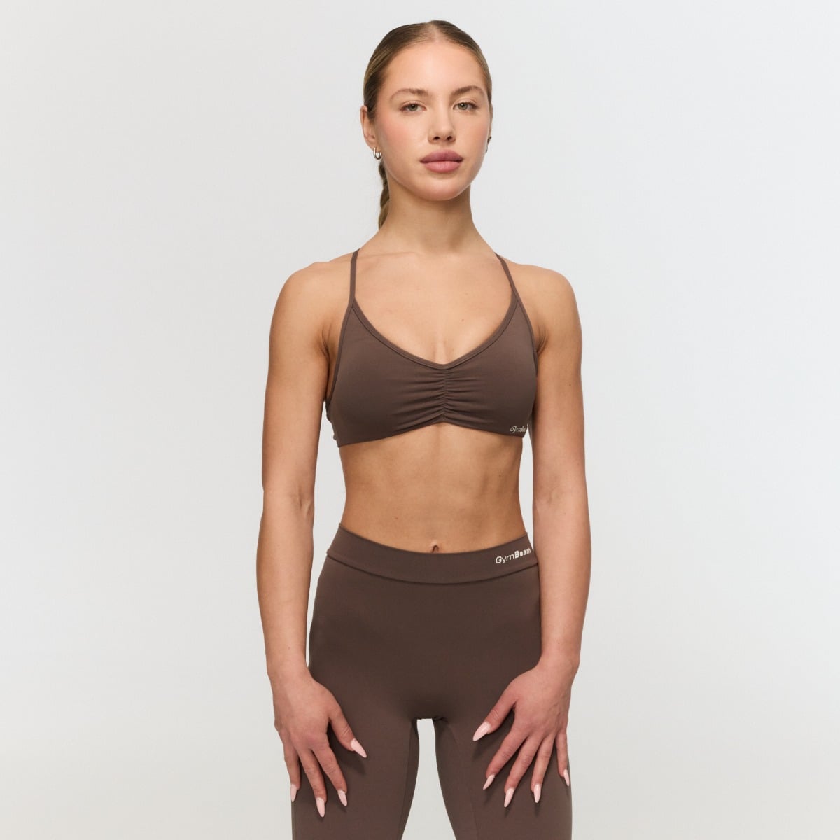 Fierce Sports Bra Cappuccino - GymBeam