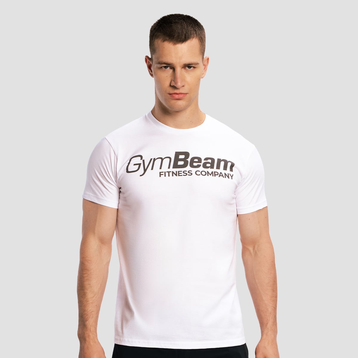 Fitness T-Shirt White - GymBeam