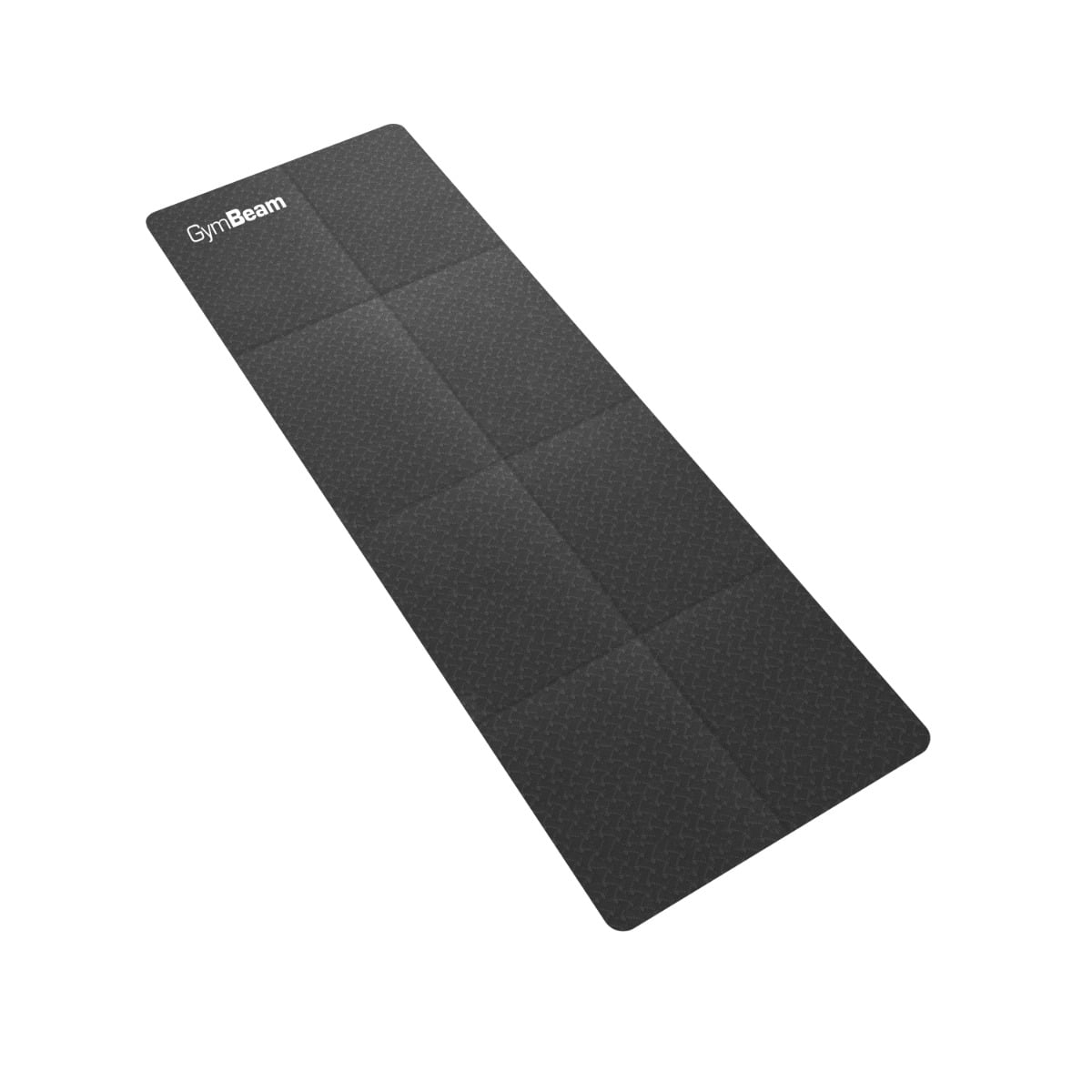 Folding Yoga Mat Black - GymBeam