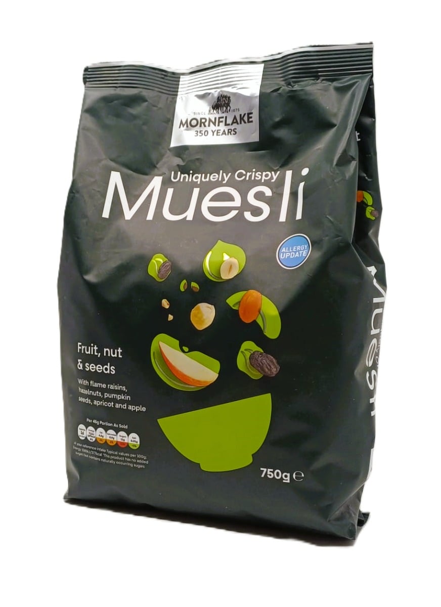 Crispy Muesli Fruit, Nut & Seed  750g - Mornflake