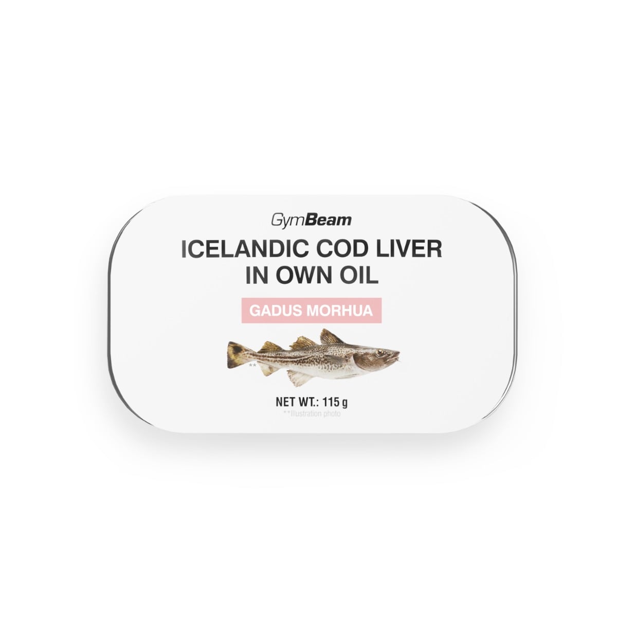 Icelandic cod liver in own oil - GymBeam