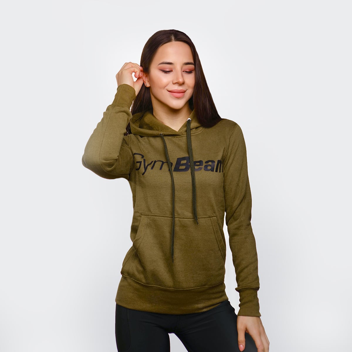 Γυναικείο Φούτερ Athlete Military Green - GymBeam