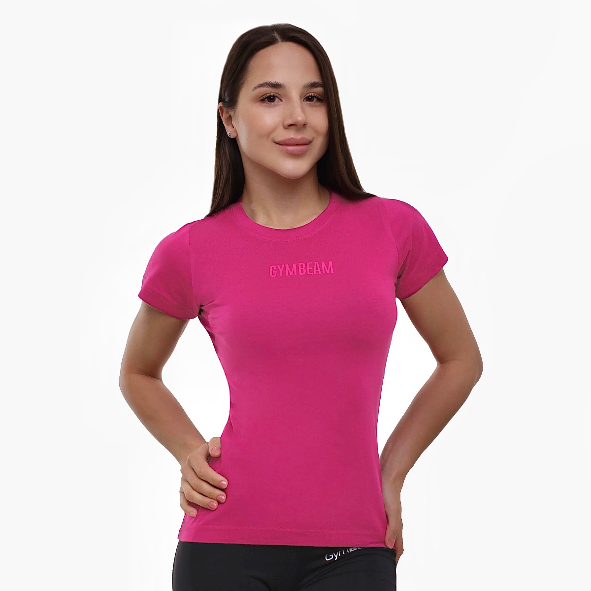 Γυναικείο T-shirt FIT Magenta - GymBeam