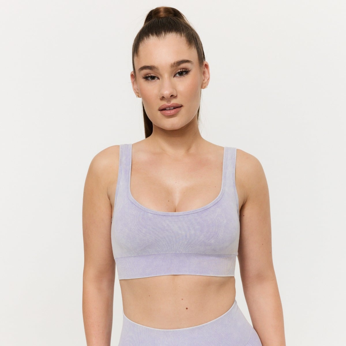 Lift Seamless Sports Bra Violet - GymBeam
