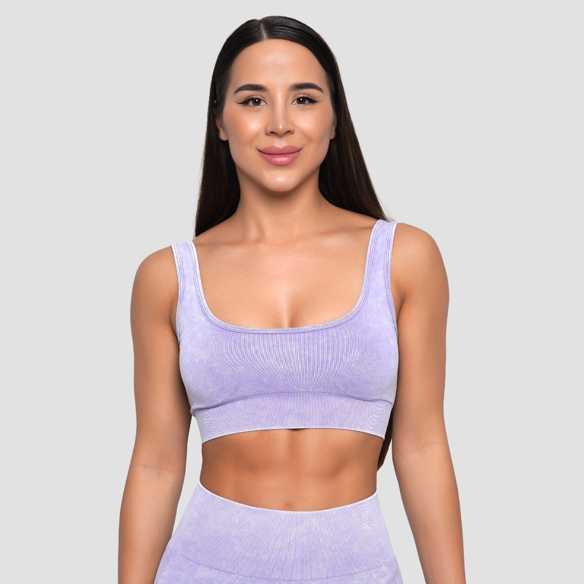 Lift Seamless Sports Bra Violet - GymBeam