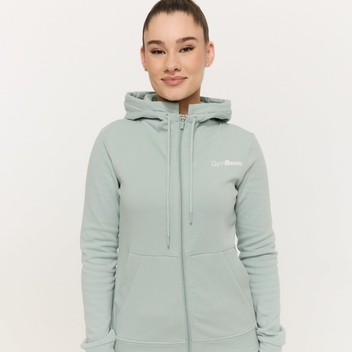 Γυναικείο Limitless Zip Up Hoodie Eucalypt - GymBeam