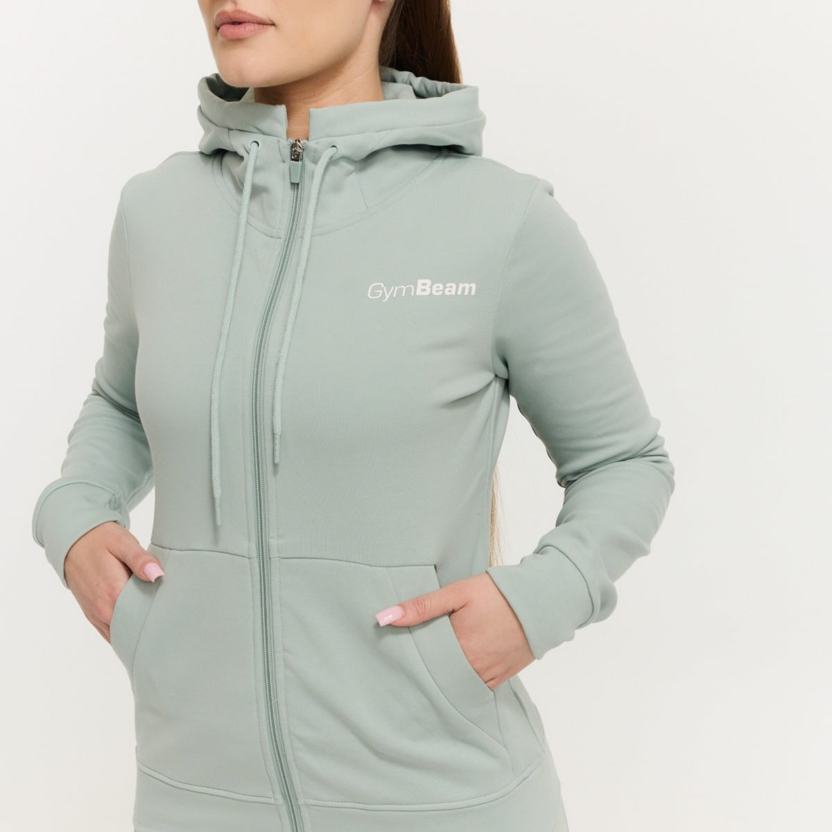 Γυναικείο Limitless Zip Up Hoodie Eucalypt - GymBeam