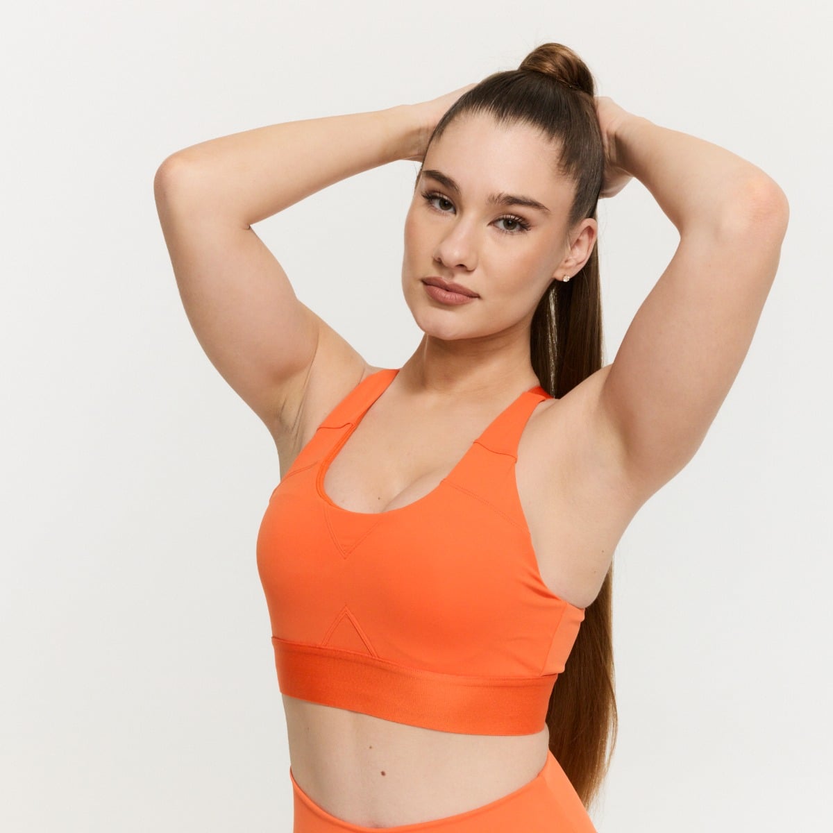 Limitless Sports Bra Orange - GymBeam