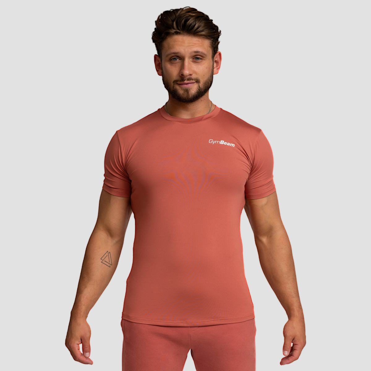 Ανδρικό Limitless Sports T-Shirt Cinnamon - GymBeam