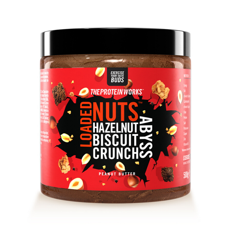 The Protein Works Φυστικοβούτυρο Loaded Nuts 500 g brownie deep choc dive