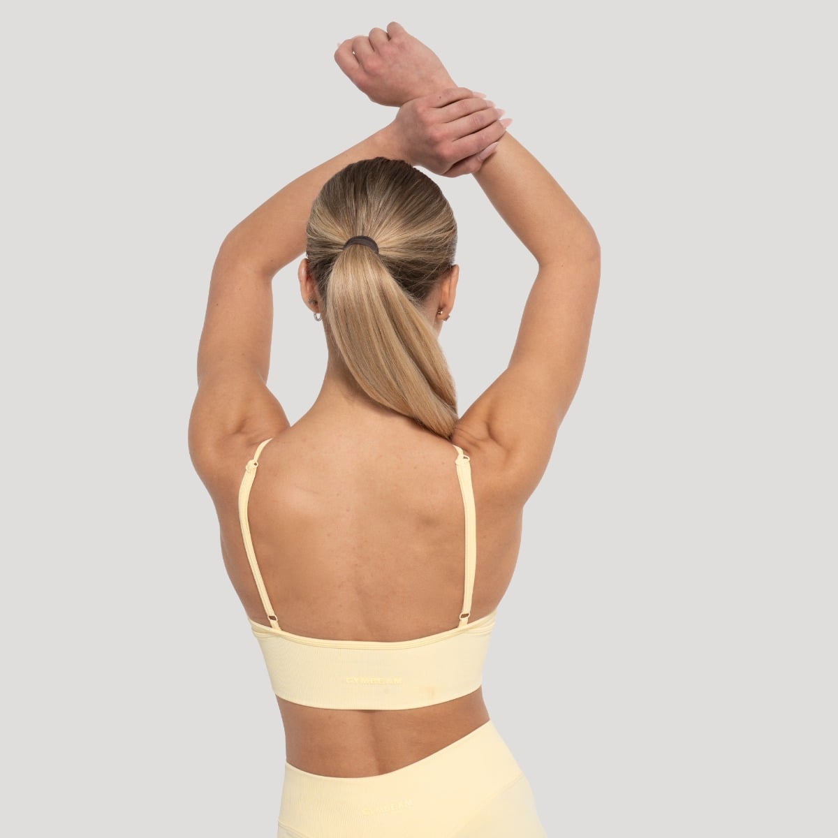 Luma Sports Bra Butter Yellow - GymBeam