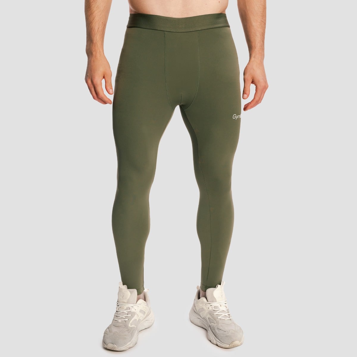 Ανδρικό Combat κολάν Olive Grey - GymBeam