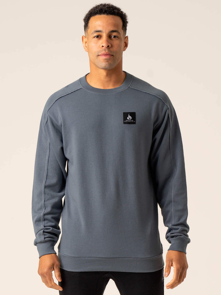 Ryderwear Ανδρική μακρυμάνικη μπλούζα Dynamic Petrol M