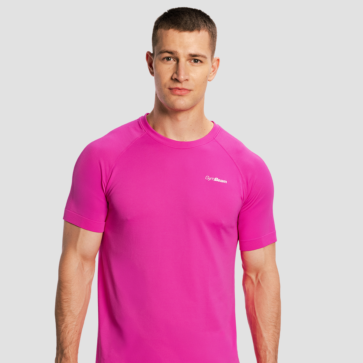 Ανδρικό T-shirt Pulse X Running Purple - GymBeam
