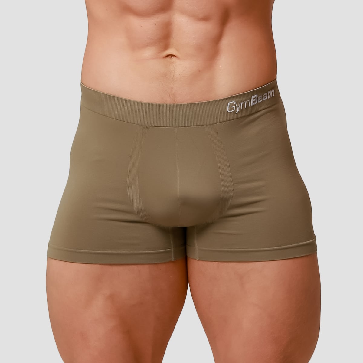 Ανδρικά χωρίς ραφές Boxers 2Pack Army - GymBeam