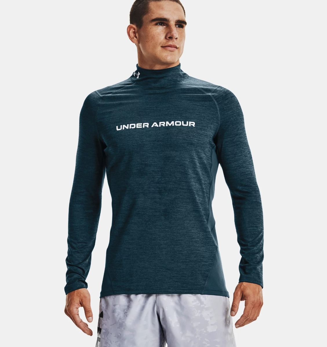 Under Armour Ανδρική Μπλούζα ColdGear Armour Fitted Twst Blue XXL