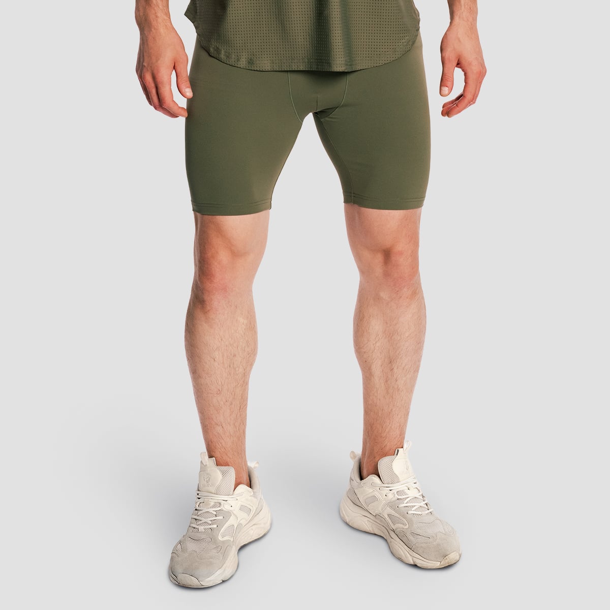 Ανδρικό Combat Shorts Olive Grey - GymBeam