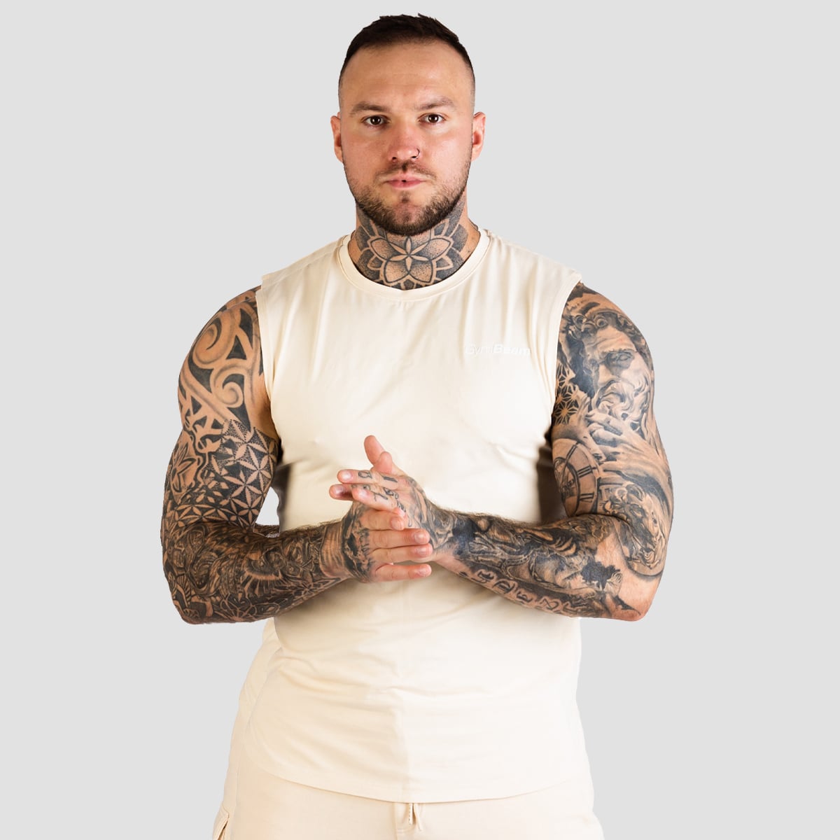 Αμάνικο Μπλουζάκι TRN Sand - GymBeam