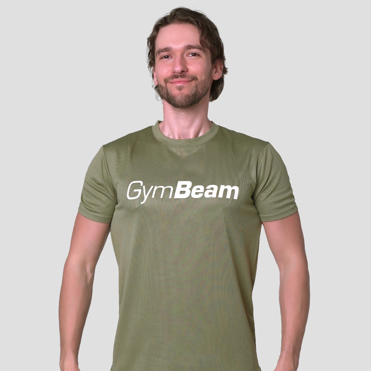 Mesh T-shirt Essence Green - GymBeam