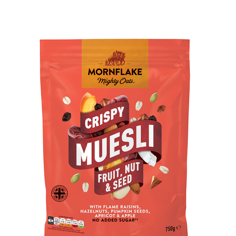 Crispy Muesli Fruit, Nut & Seed  750g - Mornflake