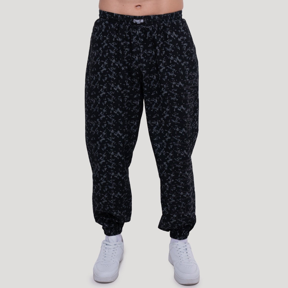 Παντελόνια τύπου puffer Persistence Charcoal - GymBeam