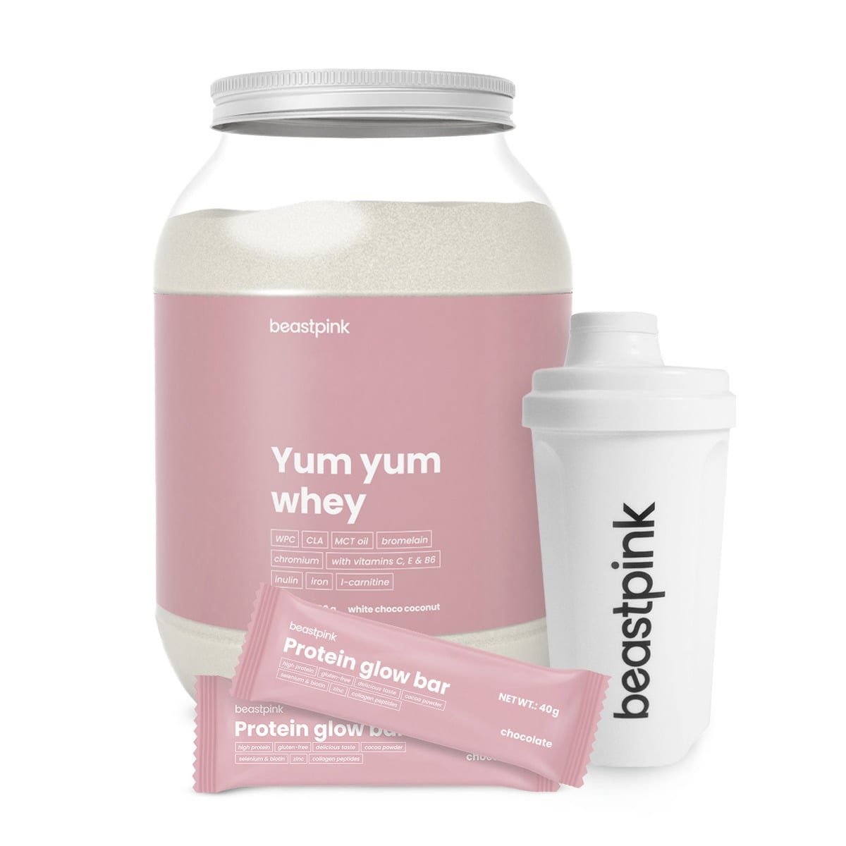 Πρωτεΐνη Yum Yum Whey - BeastPink + ΔΩΡΑ